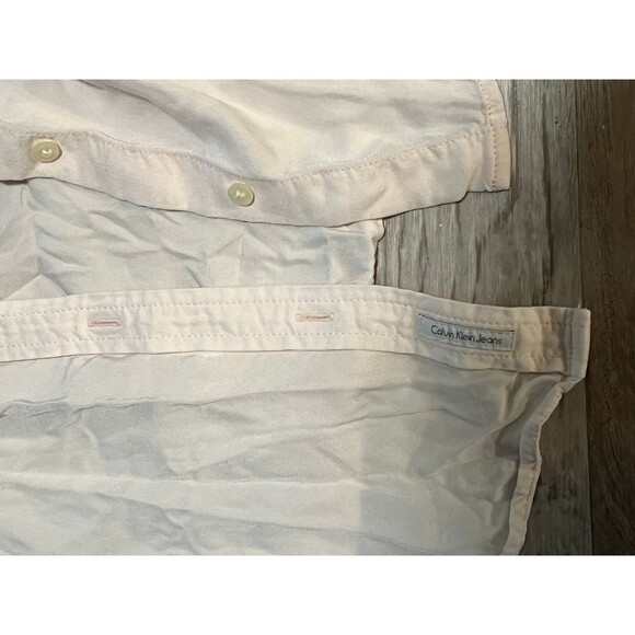 Calvin Klein Light Pink Women’s Blouse Button Down Top business dress size M - Picture 4 of 6